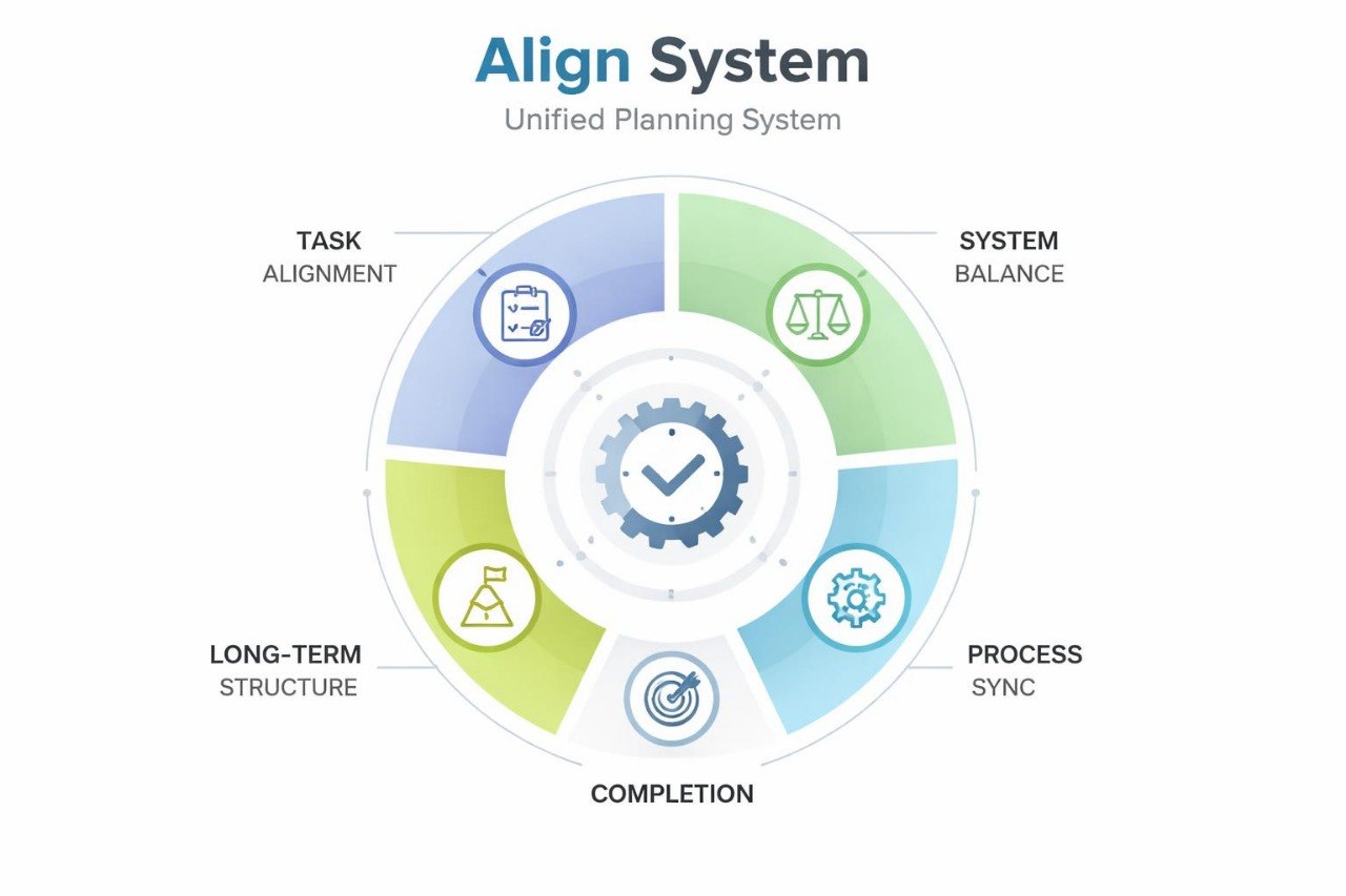 Diagram of the Align System Unified Planning System with various components.